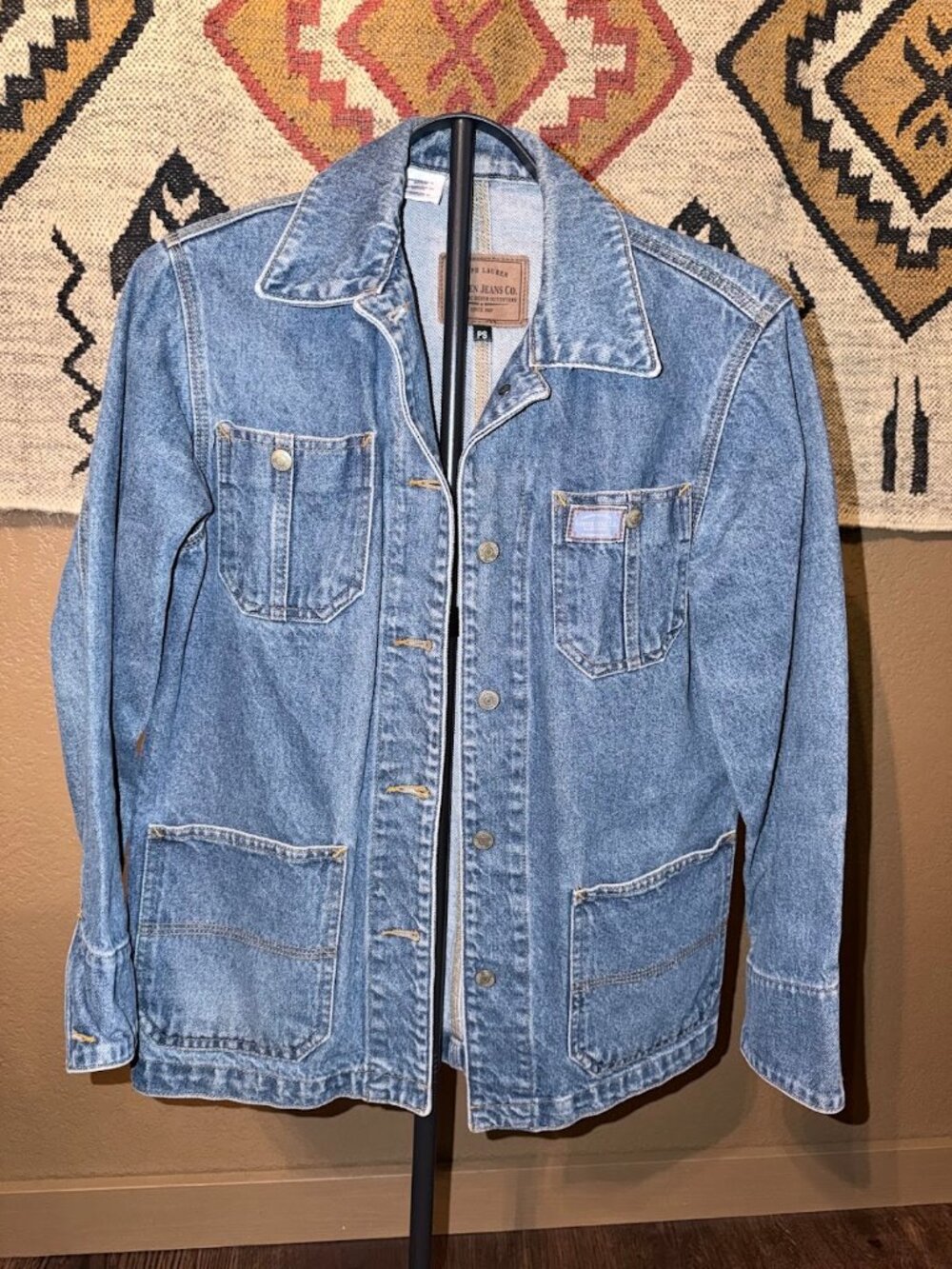 Ralph Lauren Denim Barn Coat Petite Small